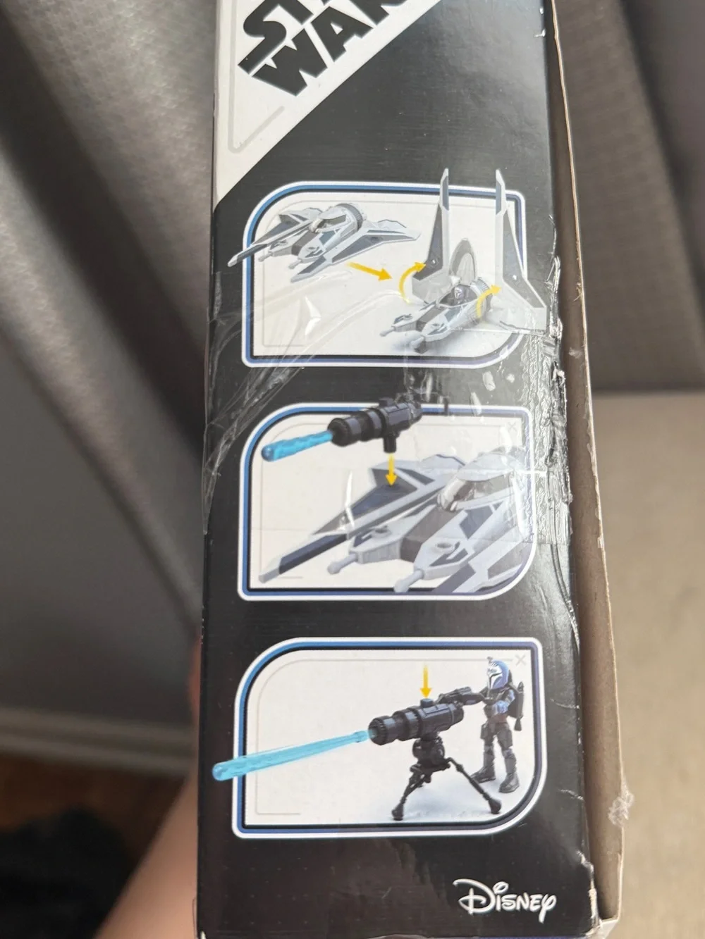 Star Wars Mission Fleet Gauntlet Starfighter - Silver & Black
